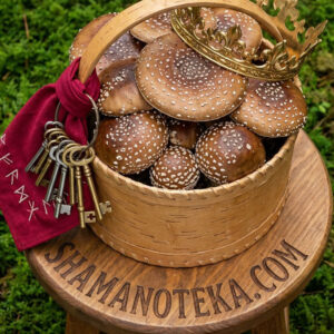 Шляпки 👑королевского мухомора🍄 - 50 гр. Сбор 2025 ГОДА