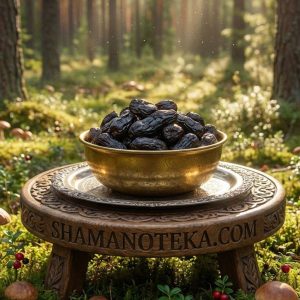 Корень Rehmannia glutinosa (ремания клейкая) фермертированный на пару. Процесс ферментации включает многократное пропаривание и высушивание корня на солнце. 100g.