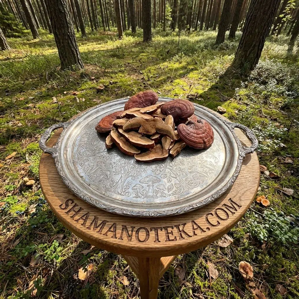 Грибы Рейши (Ganoderma lucidum) 100g.